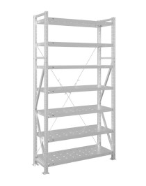 Стеллаж MS U 2000x1000x600 7 полок (350 кг, перф)