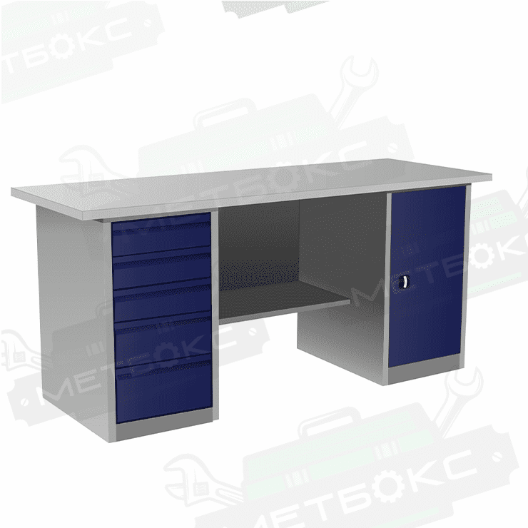 Верстак с тумбой и драйвером ВП-4Т/1,9 купить в Ставрополе Верстак с тумбой и драйвером ВП-4Т/1,9 купить в Ставрополе