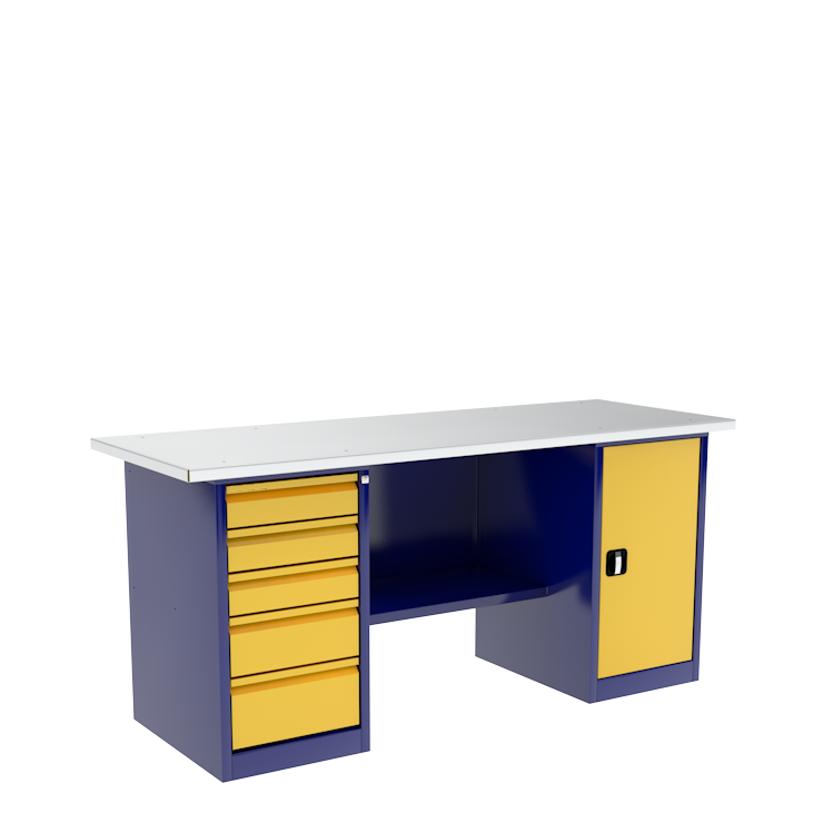 Верстак с тумбой и драйвером ВП-4Т/1,9 купить в Ставрополе Верстак с тумбой и драйвером ВП-4Т/1,9 купить в Ставрополе