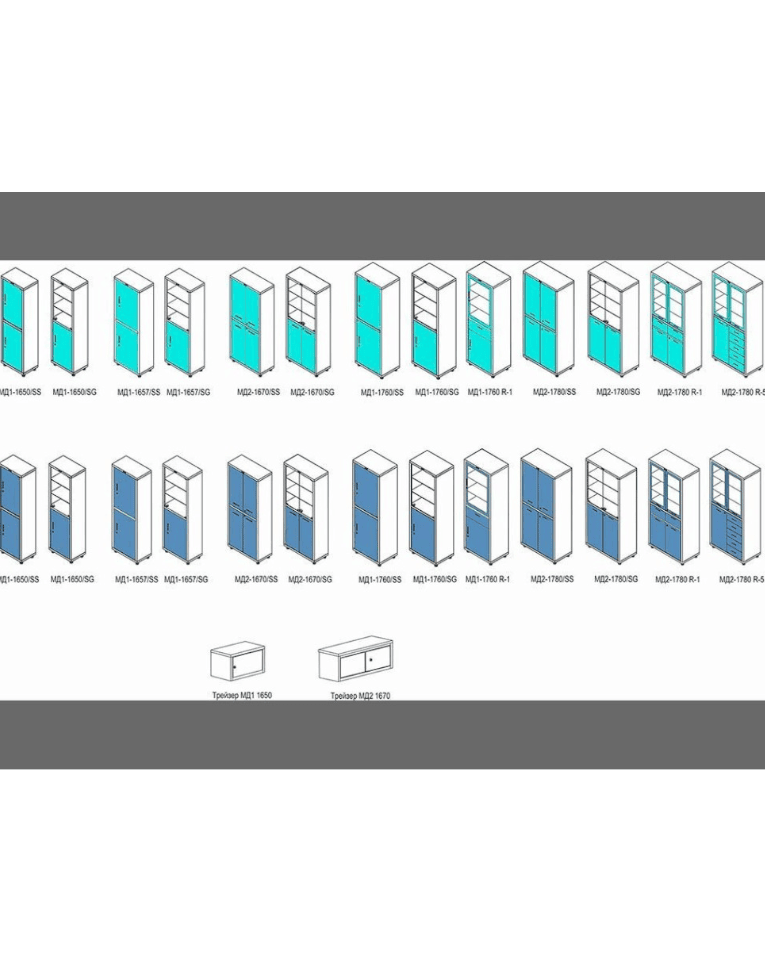 Медицинский шкаф HILFE МД 1 1657/SS купить в Ставрополе