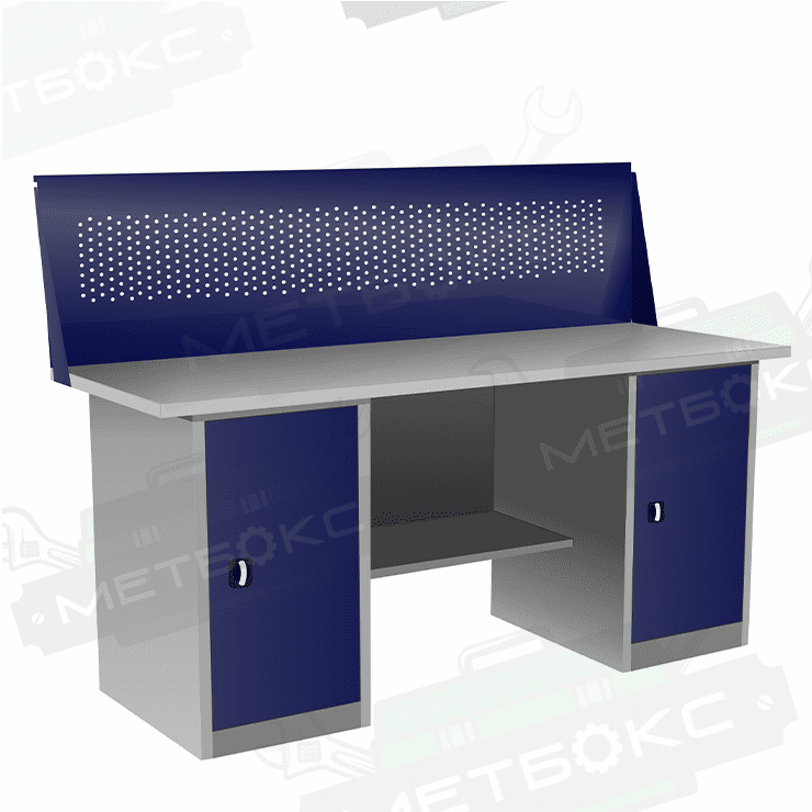 Верстак двухтумбовый ВП-5/1,6 с экраном купить в Ставрополе