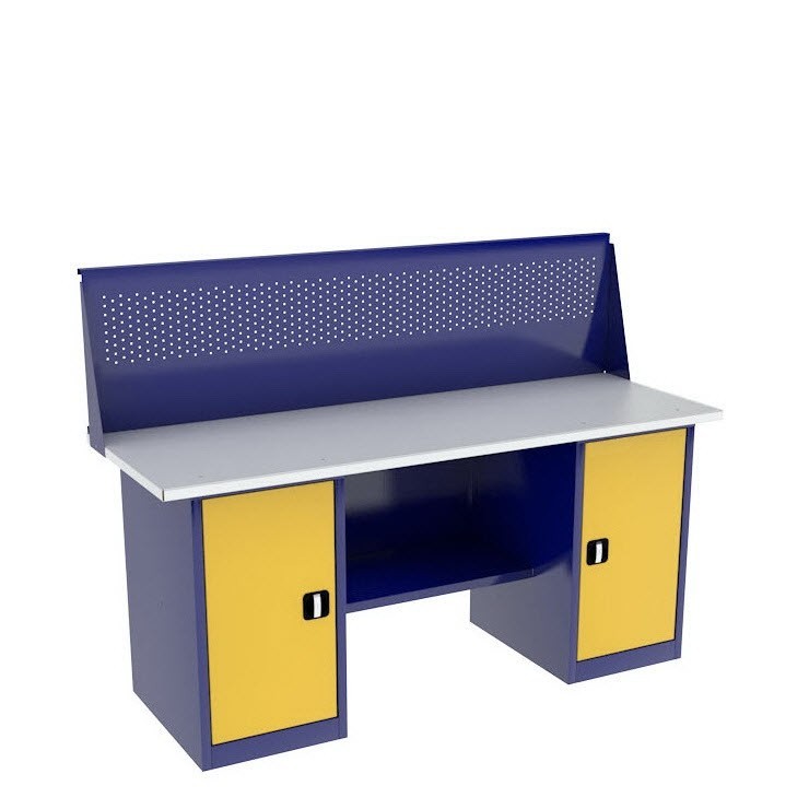 Верстак двухтумбовый ВП-5/1,9 с экраном купить в Ставрополе