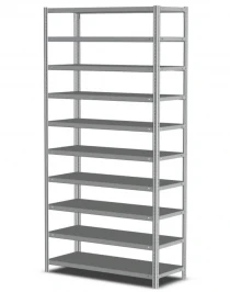 Стеллаж MS Hard 2200х1000х500 10 полок Стеллаж MS Hard 2200х1000х500 10 полок