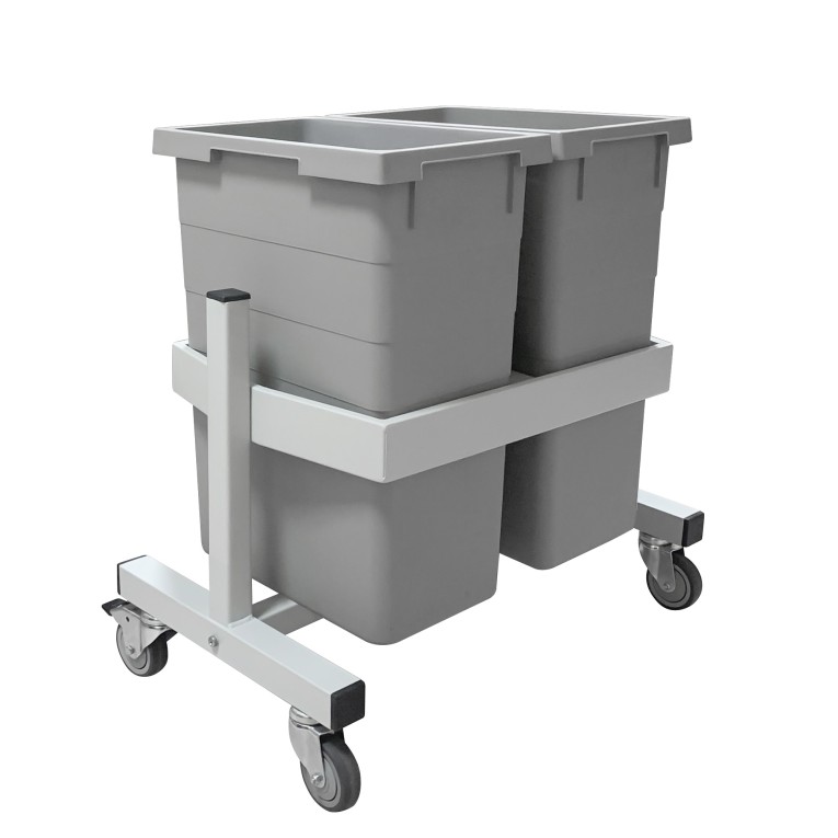 Подкатная подставка держатель для 2-х контейнеров Gresson ПДК-2 купить в Ставрополе