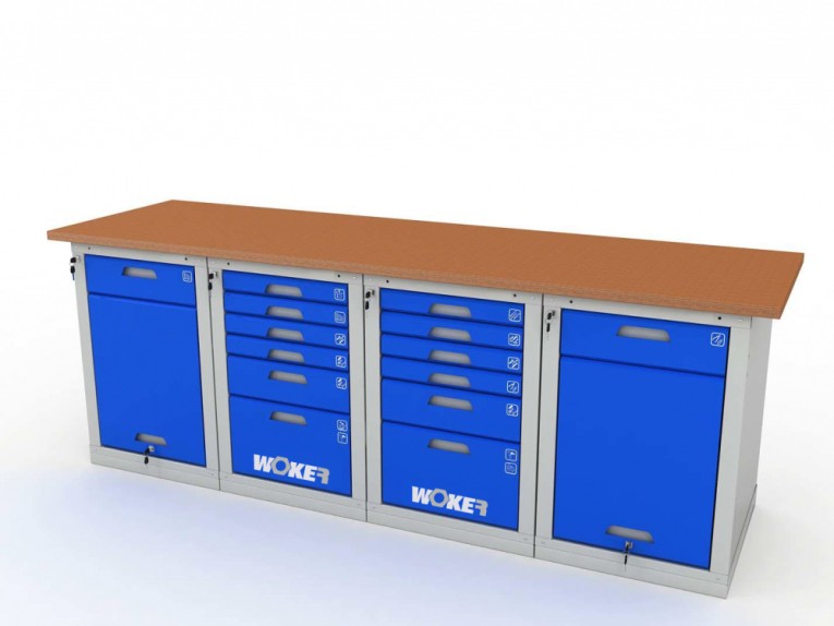 Верстак четырехтумбовый WOKER PRO 42662.2400 купить в Ставрополе Верстак четырехтумбовый WOKER PRO 42662.2400 купить в Ставрополе