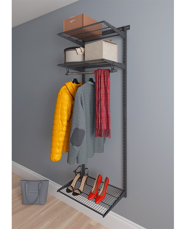 Гардеробная система Практик Home Basic G60 графит купить в Ставрополе Гардеробная система Практик Home Basic G60 графит купить в Ставрополе