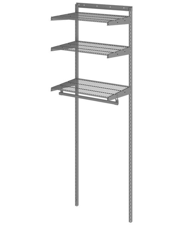 Гардеробная система Практик Home Basic G60 графит купить в Ставрополе Гардеробная система Практик Home Basic G60 графит купить в Ставрополе