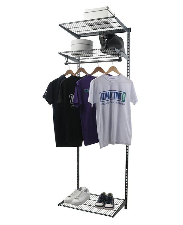 Гардеробная система Практик Home Basic G60 графит купить в Ставрополе Гардеробная система Практик Home Basic G60 графит купить в Ставрополе