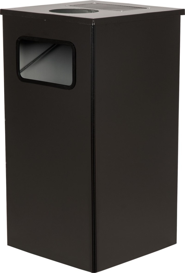 Урна 80 литров Квадро-11 черный купить в Ставрополе Урна 80 литров Квадро-11 черный купить в Ставрополе