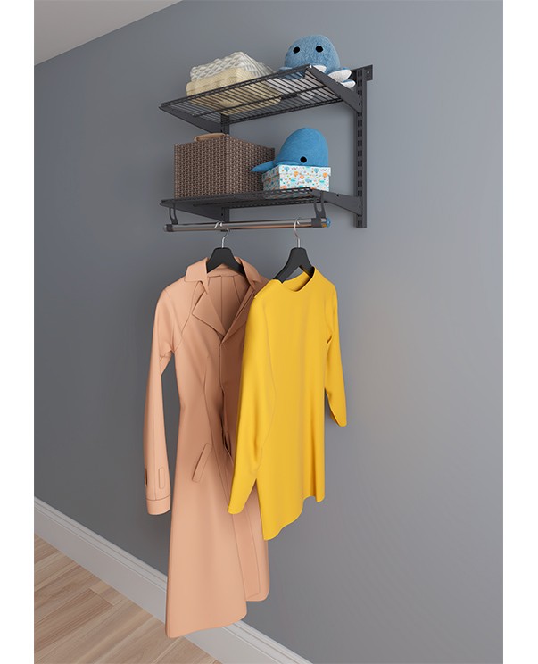 Гардеробная система Практик Home Basic G60S графит купить в Ставрополе Гардеробная система Практик Home Basic G60S графит купить в Ставрополе