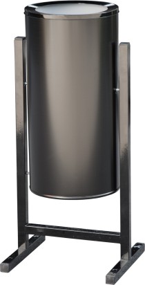 Урна уличная 25 литров черн