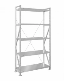 Стеллаж MS U 3000x700x800 5 полок (300 кг, металл)