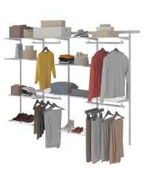 Гардеробная система Практик Home Max G240 белая