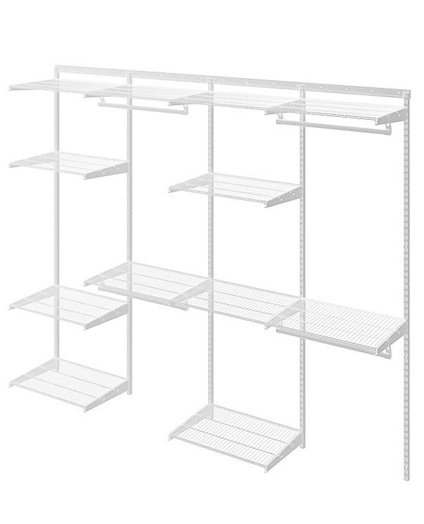 Гардеробная система Практик Home Max G240 белая купить в Ставрополе