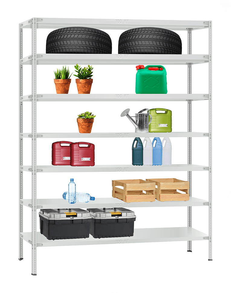 Стеллаж металлический Титан МС-900 2000x1000x400 7 полок купить в Ставрополе Стеллаж металлический Титан МС-900 2000x1000x400 7 полок купить в Ставрополе