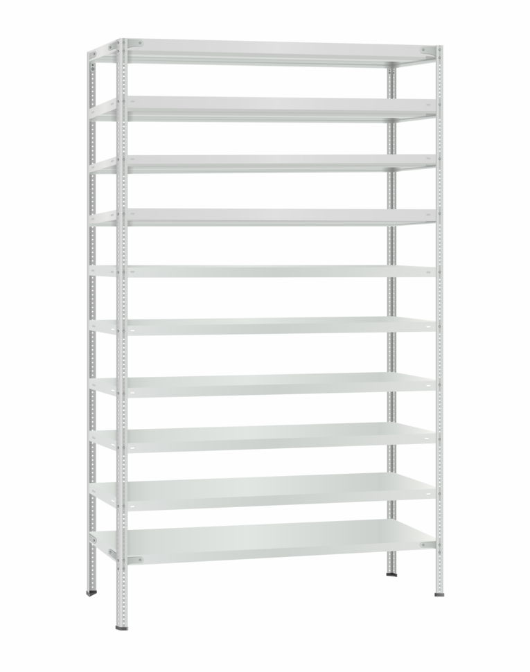 Стеллаж металлический Титан МС-500 3000х1200х600 10 полок купить в Ставрополе