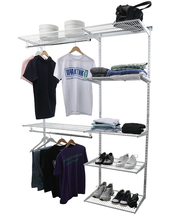 Гардеробная система Практик Home Optima G150 белая купить в Ставрополе Гардеробная система Практик Home Optima G150 белая купить в Ставрополе