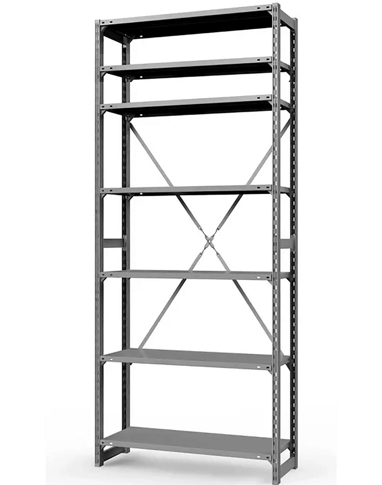 Стеллаж ТСУ 3500x700x600 7 полок (150 кг, металл) купить в Ставрополе