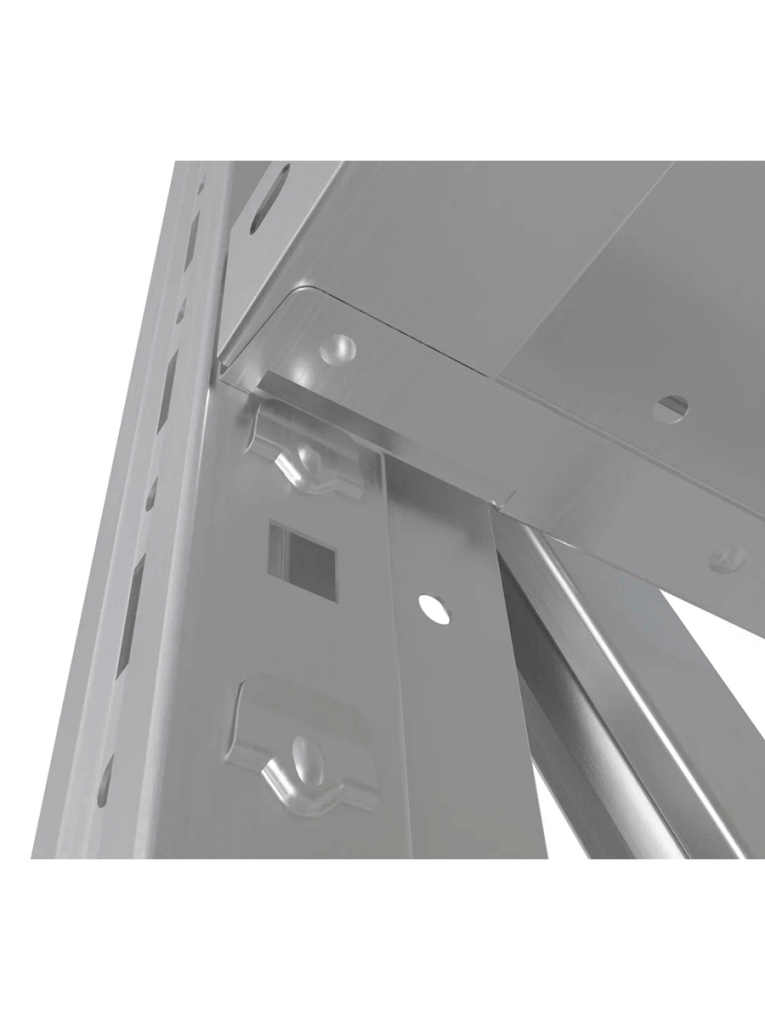 Стеллаж MS U 2000x1200x600 8 полок (280 кг, перф) купить в Ставрополе