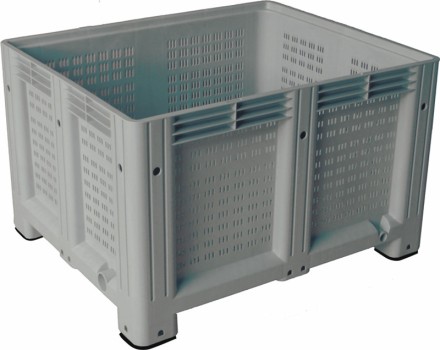 Big Box 1200x1000x580 мм перфорированный на ножках серый