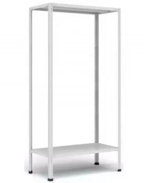 Стеллаж металлический Титан МС-500 2200х1500х600 2 полки Стеллаж металлический Титан МС-500 2200х1500х600 2 полки