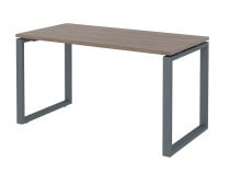 Стол NTO 120x70 темный орех/антрацит Стол NTO 120x70 темный орех/антрацит