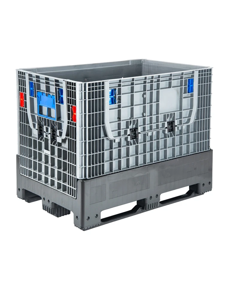 DPF-Box 1208S 1200x800x950 мм сплошной разборный серый на 3-х полозьях с 2-мя откид. дверцами