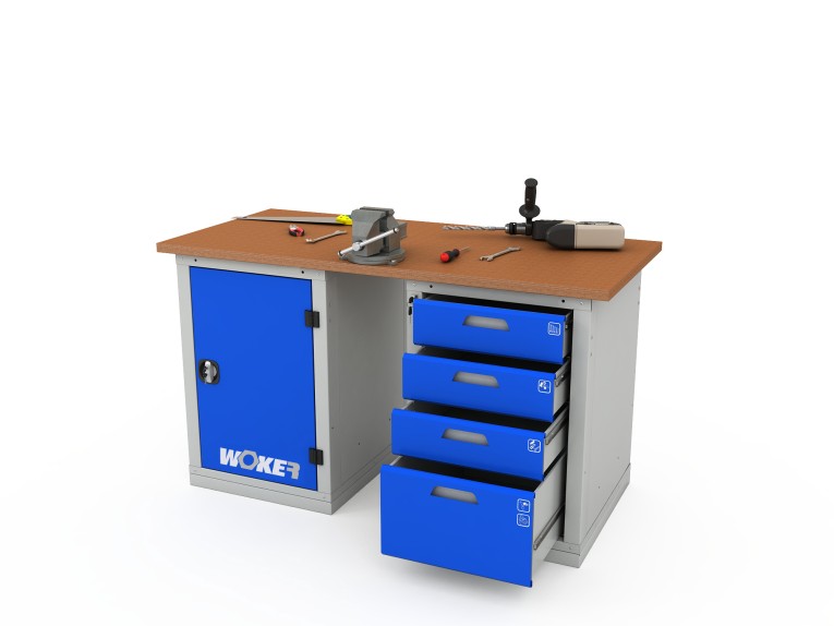 Верстак двухтумбовый WOKER PRO 2104.1200 купить в Ставрополе