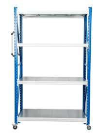 Стеллаж мобильный БиКом СТ-4 250x120x50 4 полки