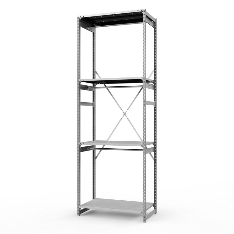 Стеллаж металлический ТСУ Универсал, 3000х1060х500 мм.Штанги: 3шт. Полки: металл перф. 4 шт. купить в Ставрополе Стеллаж металлический ТСУ Универсал, 3000х1060х500 мм.Штанги: 3шт. Полки: металл перф. 4 шт. купить в Ставрополе