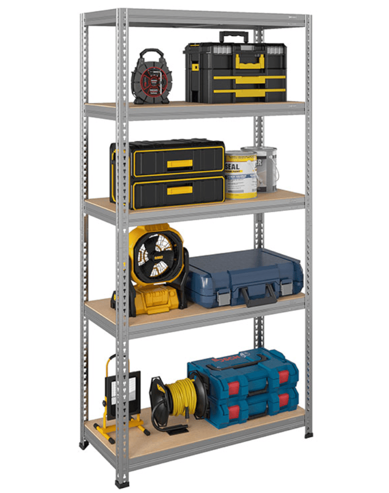 Стеллаж быстросборный ЛОФТ (SBL) 1800x900x450 5 полок (цинк) купить в Ставрополе