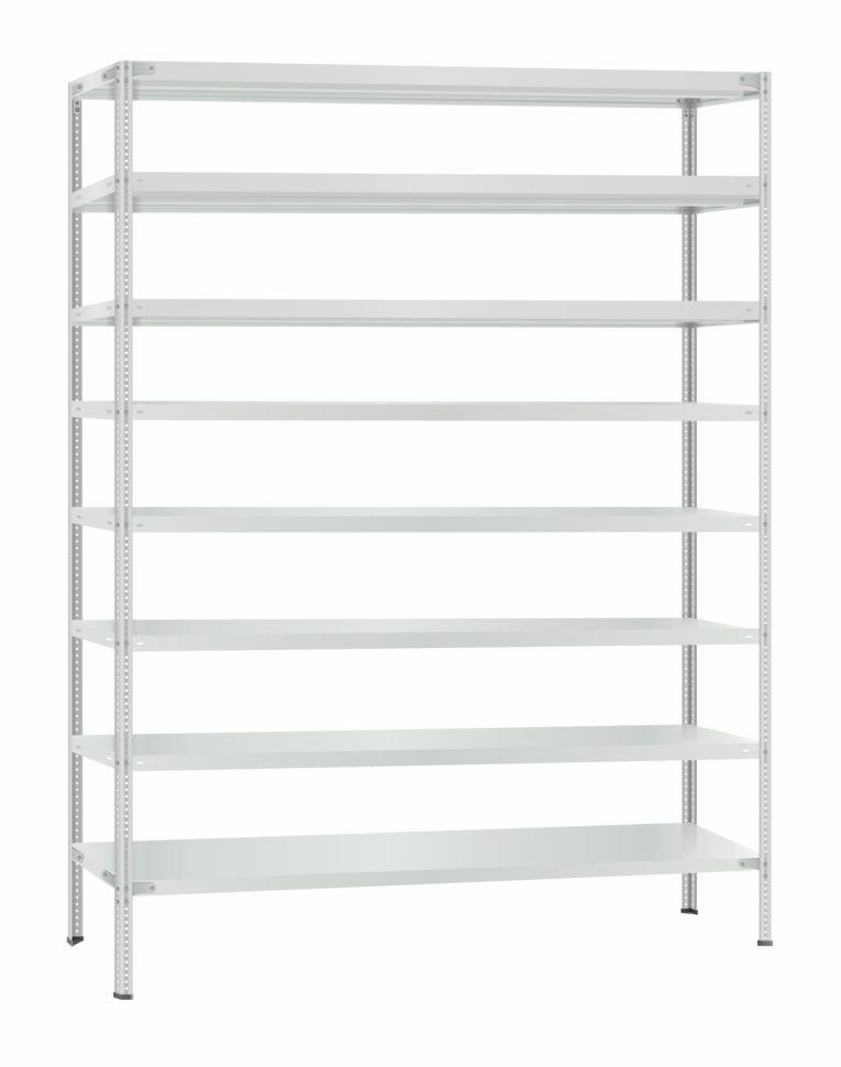 Стеллаж металлический Титан МС-500 2300х1500х400 8 полок купить в Ставрополе Стеллаж металлический Титан МС-500 2300х1500х400 8 полок купить в Ставрополе