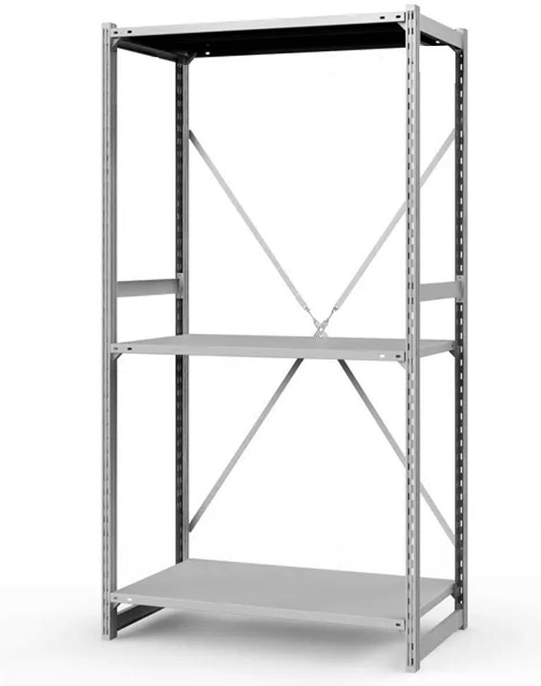 Стеллаж ТСУ 2500x700x800 3 полки (150 кг, металл) купить в Ставрополе