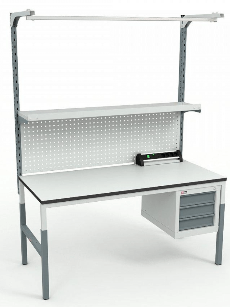 Стол монтажный ДиКом СР-М-150/90-04 ESD Пластик купить в Ставрополе Стол монтажный ДиКом СР-М-150/90-04 ESD Пластик купить в Ставрополе