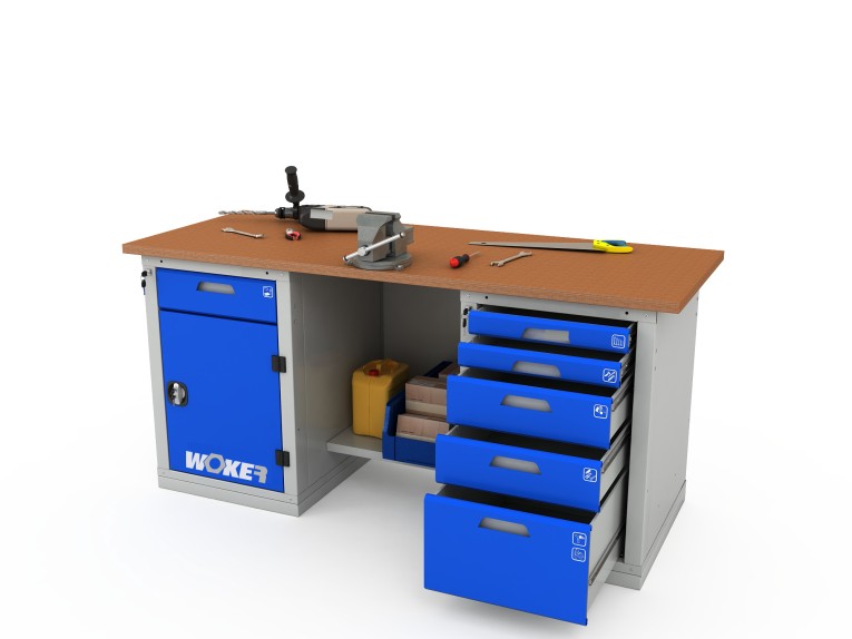 Верстак двухтумбовый WOKER PRO 2205.1800 купить в Ставрополе Верстак двухтумбовый WOKER PRO 2205.1800 купить в Ставрополе