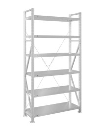 Стеллаж MS U 3000x1200x800 6 полок (350 кг, металл)