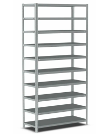 Стеллаж металлический Титан МС-500 2000х1200х400 10 полок