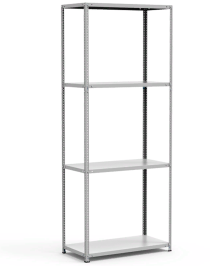 Стеллаж металлический Титан МС-750 2500x700x300 4 полки Стеллаж металлический Титан МС-750 2500x700x300 4 полки