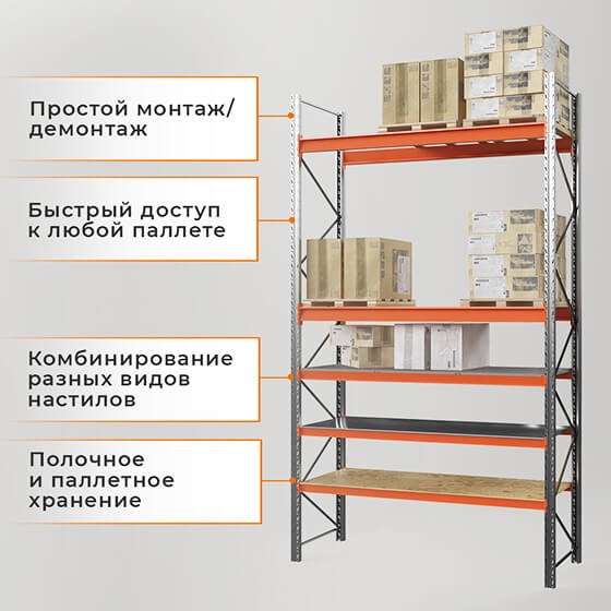 Стеллаж паллетный СПЛ 2000х1800х1100 1 ярус (1300/9700) купить в Ставрополе Стеллаж паллетный СПЛ 2000х1800х1100 1 ярус (1300/9700) купить в Ставрополе
