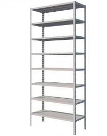 Стеллаж MS Standart 1850х1000х600 8 полок Стеллаж MS Standart 1850х1000х600 8 полок