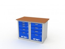 Верстак двухтумбовый WOKER PRO 2504.1200 Верстак двухтумбовый WOKER PRO 2504.1200