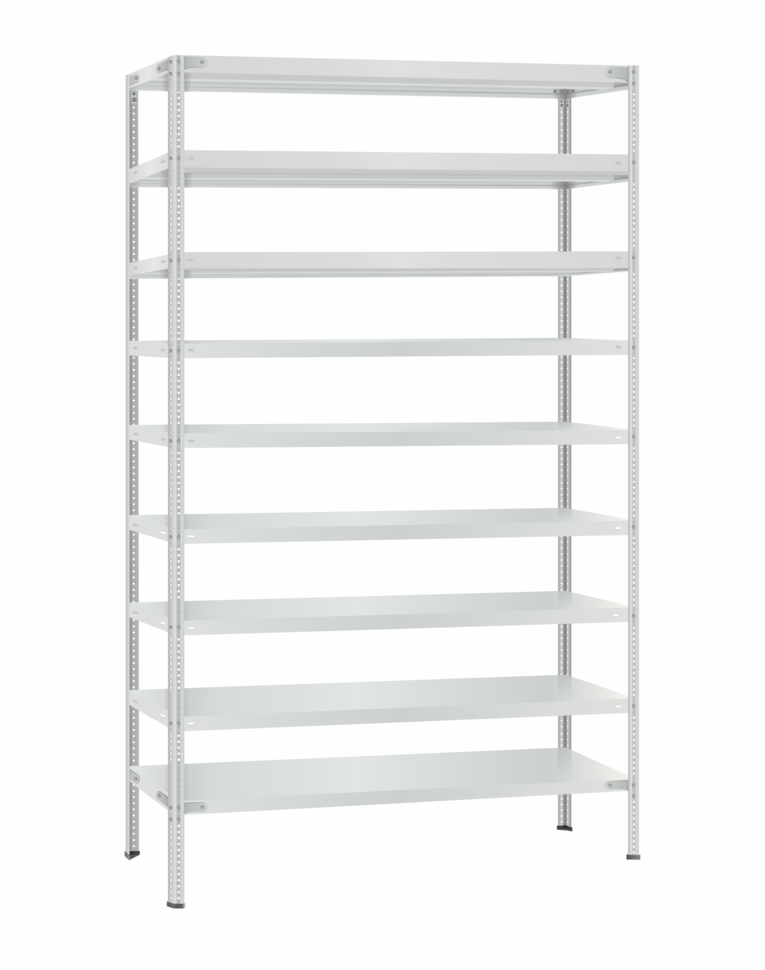 Стеллаж металлический Титан МС-500 2400х1200х400 9 полок купить в Ставрополе Стеллаж металлический Титан МС-500 2400х1200х400 9 полок купить в Ставрополе