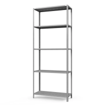 Стеллаж ТС Лайт с перф. полками 2500х1200х300 5 полок