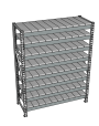 Стеллаж грузовой СГР 3000x900x500 8 полок (металл) Стеллаж грузовой СГР 3000x900x500 8 полок (металл)