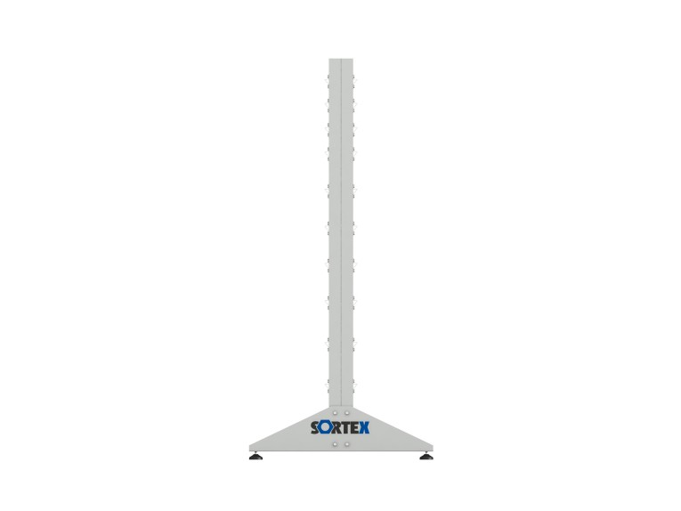 Стеллаж для пластиковых лотков SORTEX двухсторонний 1800x1000x800.03 купить в Ставрополе