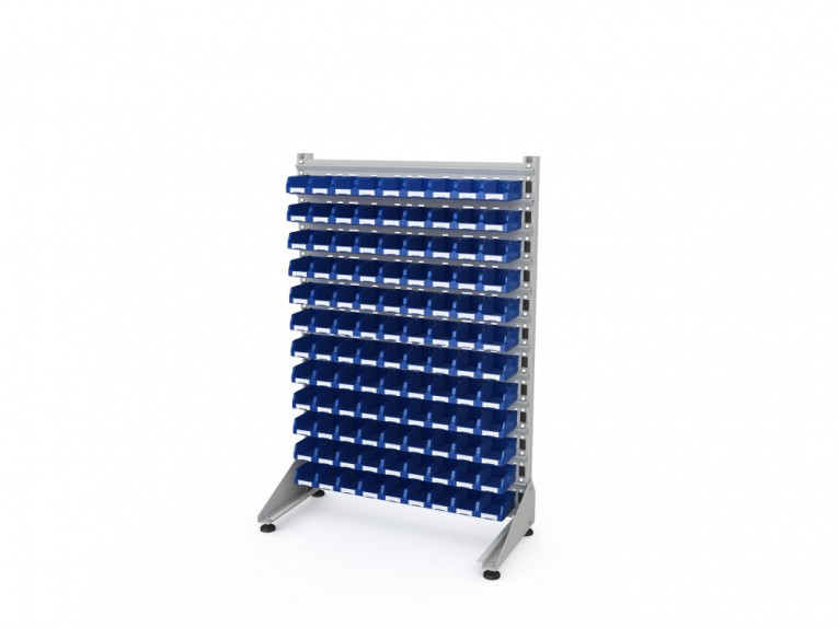 Стеллаж для пластиковых лотков SORTEX односторонний 1500x1000x450.01 купить в Ставрополе