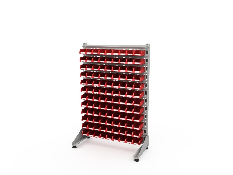 Стеллаж для пластиковых лотков SORTEX односторонний 1500x1000x450.01 купить в Ставрополе