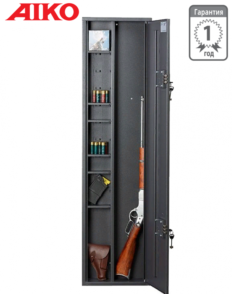 Узкий сейф для оружия Aiko Чирок 1409 (глубина 9 см) купить в Ставрополе