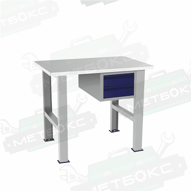 Верстак бестумбовый с подвесным ящиком ВП-Э купить в Ставрополе