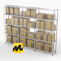 Стеллаж ПВЗ Яндекс Маркет 2000х3000х400 5 полок Стеллаж ПВЗ Яндекс Маркет 2000х3000х400 5 полок